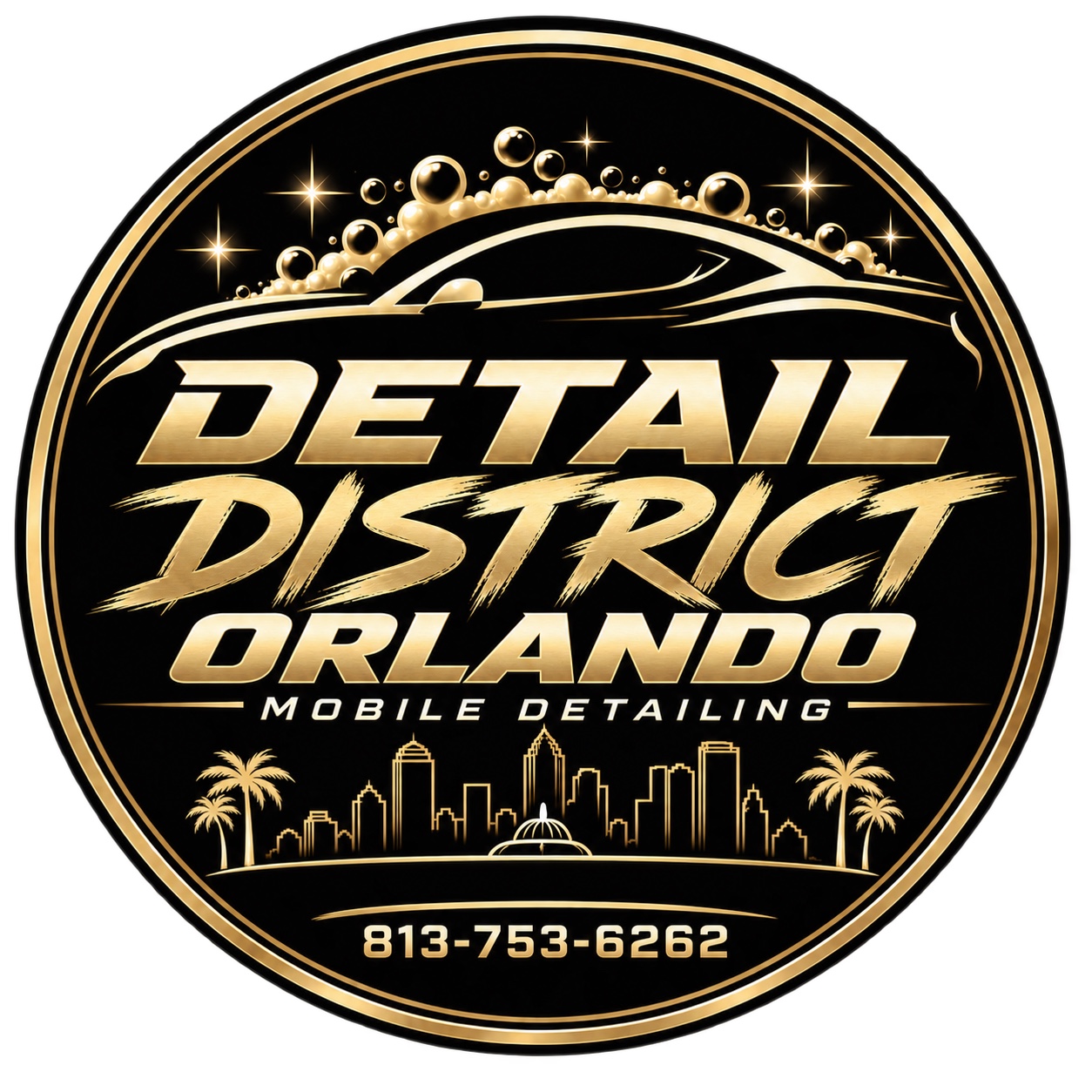 Detail District Orlando mobile detailing logo